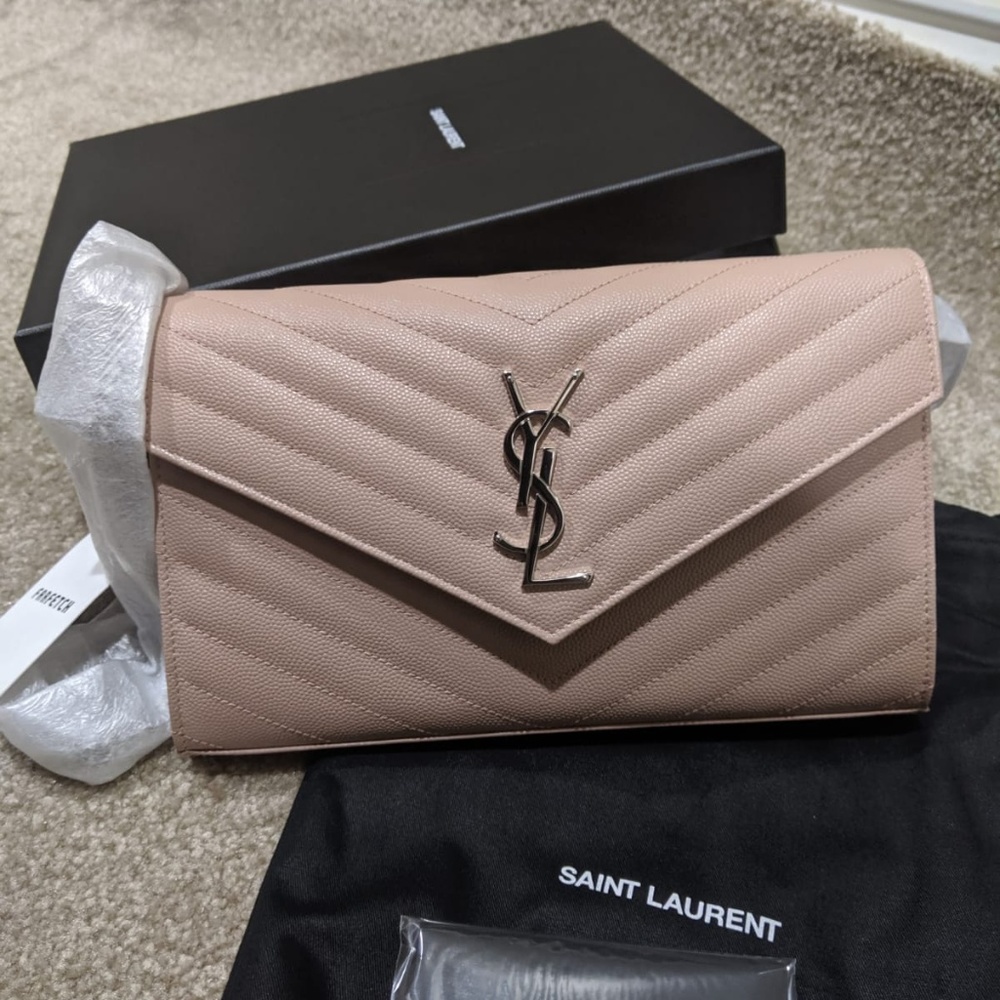 NEW SAINT LAURENT Monogram Medium chain wallet - Picture 2 of 7